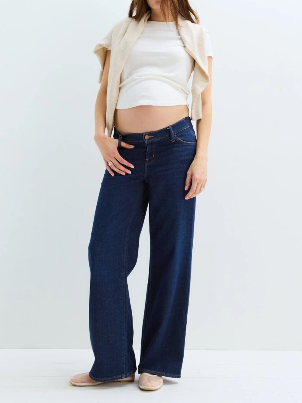 Hatch Relaxed Wide-Leg Jeans, size 28